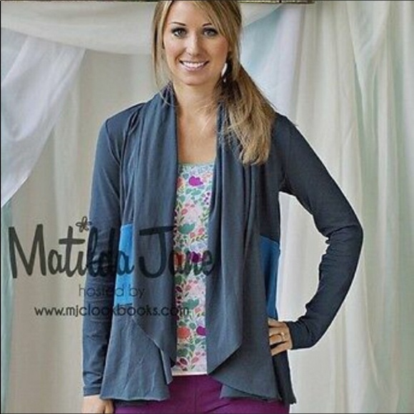 Matilda Jane Moody Jersey Cardigan (Small) - Picture 3 of 6